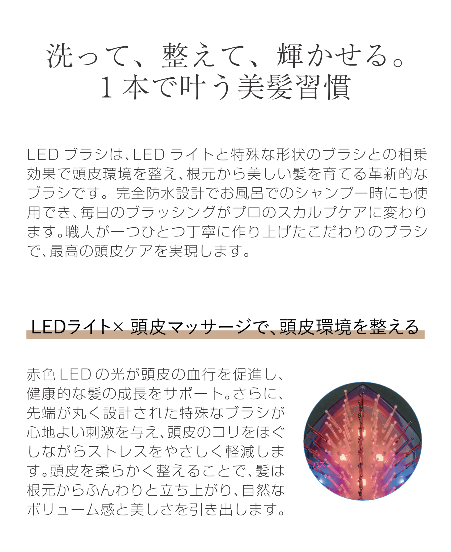 ハイライン LEDブラシ -ホワイト- | 新商品 | ARTISTIC&CO